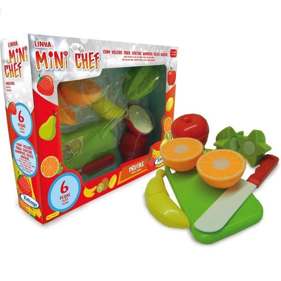 Imagem de Mini chef frutas com tabua - xalingo