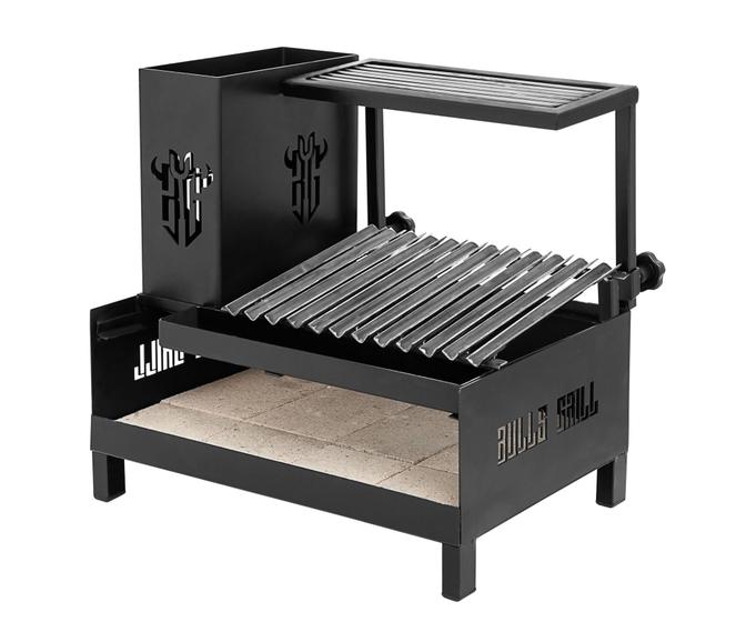 Mini Churrasqueira Parrilla Bulls Grill com Fire Box - Churrasqueira Portatil Menor preço em Mini Churrasqueira Parrilla Bulls Grill com Fire Box - Churrasqueira Portatil
