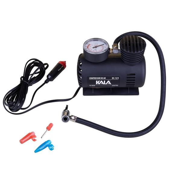 Imagem de Mini Compressor Portátil 12V 60W Kala