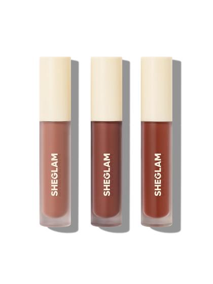 Imagem de Mini Conjunto de Batom Líquido Matte SHEGLAM Allure - Com Óleo de Girassol