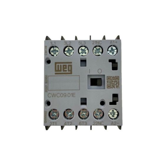 Imagem de Mini Contator Auxiliar CWC09-01-30 9A 24Vdc 1NF Weg