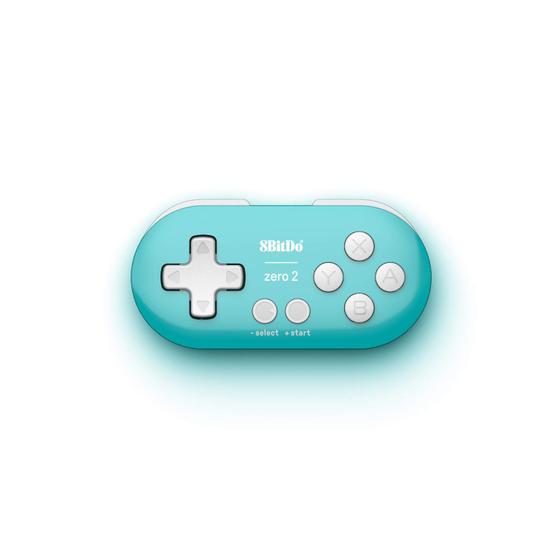 Imagem de Mini controlador 8Bitdo Zero 2 sem fio Bluetooth turquesa