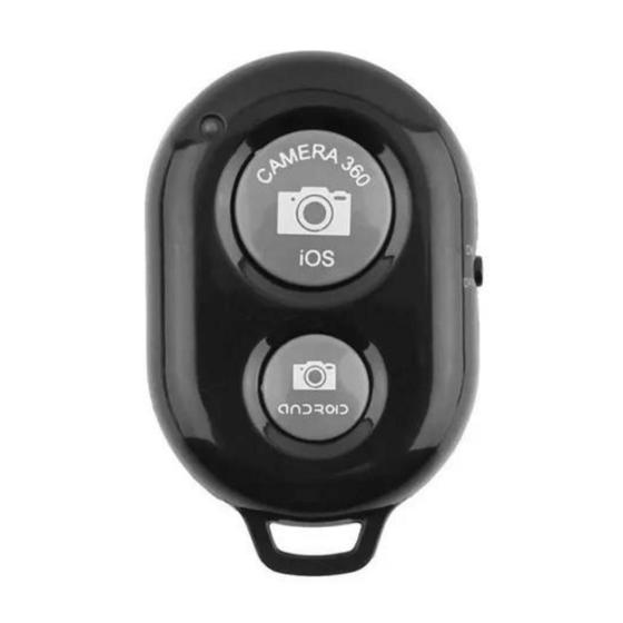 Imagem de Mini controle remoto Bluetooth para celular Android ou iPhone - Controle de pau de selfie - Sem Bateria