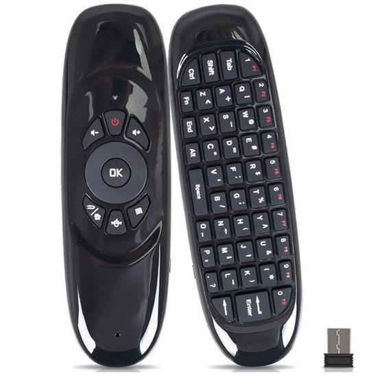 Imagem de Mini Controle Teclado Air Mouse Wireless 2.4 Ghz -TV,PC,Game
