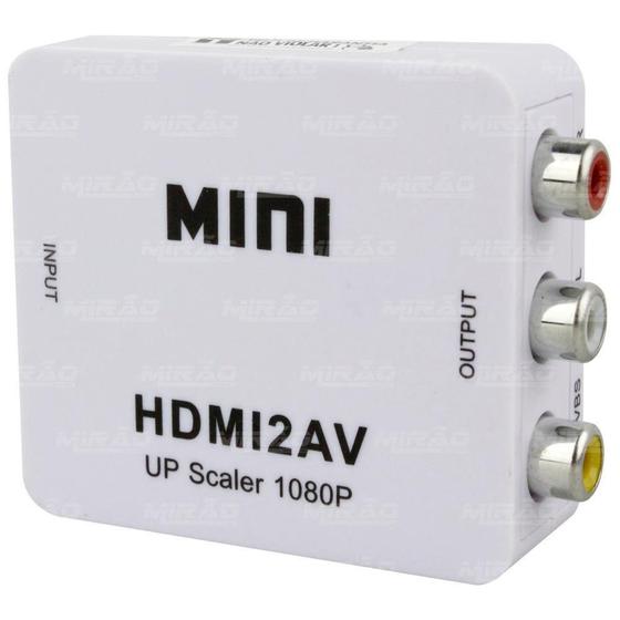 Imagem de Mini Conversor de Hdmi para Av Hd 1080p - 02600 - Exbom