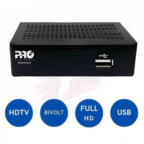 Imagem de Mini Conversor Digital De TV Full HD  com Entrada HDMI e USB  Pro Eletronic