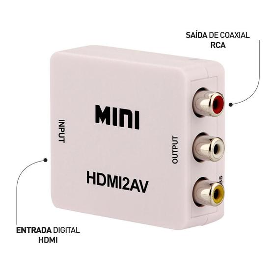 Imagem de Mini Conversor Hdmi Para Vídeo Composto (Rca)