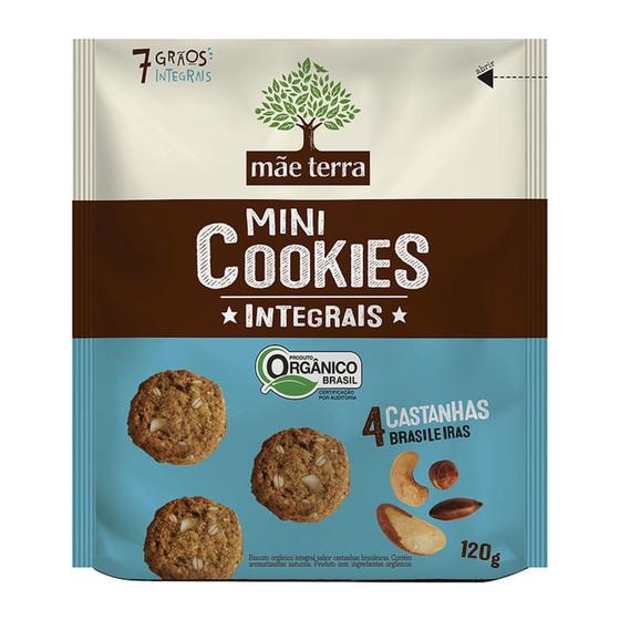 Imagem de Mini Cookies 4 Castanhas Brasileiras Mãe Terra 120g