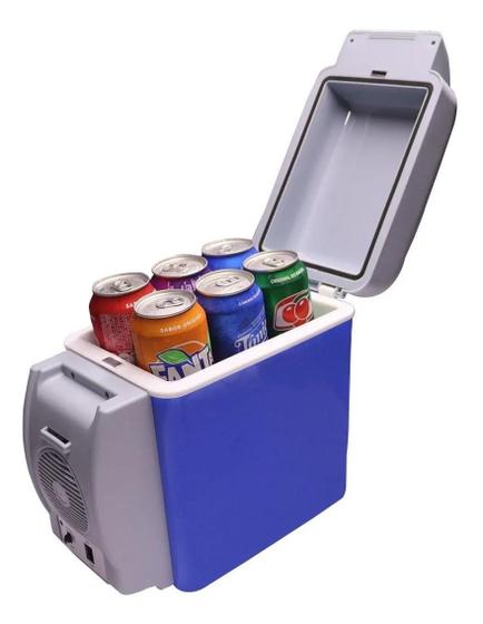 Mini Cooler Geladeira Carro 7,5l Portatil 12v Camping Viagem Menor preço em Mini Cooler Geladeira Carro 7,5l Portatil 12v Camping Viagem