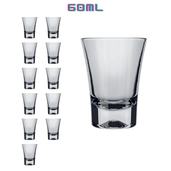 Imagem de Mini Copos de Dose Ole 60ml Tequila Whisky Cachaça - 12un