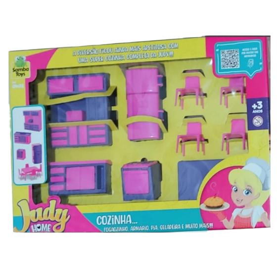 Imagem de Mini Cozinha Com Acessórios Judy Home - Samba Toys