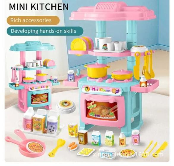 Imagem de Mini cozinha com louças