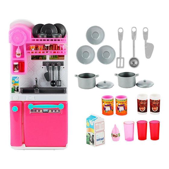 Mini Cozinha Divertida Pia e Lavadora de Louça p/ casa de Boneca - Chef's Star é boa?