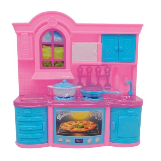 Imagem de Mini cozinha little kitchen panelas na solapa bs toys