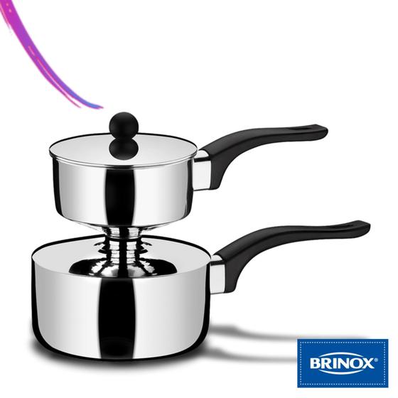 Mini Cuscuzeira Fogão Indução Em Inox Suprema Ø9,1CM - Brinox Menor preço em Mini Cuscuzeira Fogão Indução Em Inox Suprema Ø9,1CM - Brinox