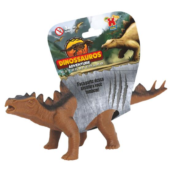 Imagem de Mini Dinossauro Marrom na Cinta Super Estegossauro