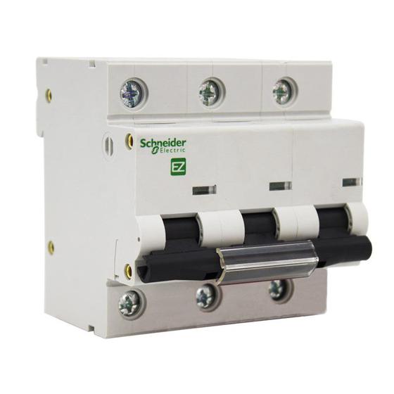 Mini Disjuntor C Tripolar 100A Schneider Menor preço em Mini Disjuntor C Tripolar 100A Schneider