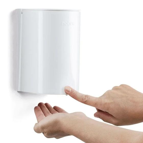 Imagem de Mini dispenser branco com reservatório - nobre