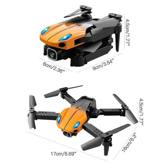 Imagem de Mini Drone Dobrável Ky907 com Câmera 4K - Evitação de Obstáculos e Presente de Natal