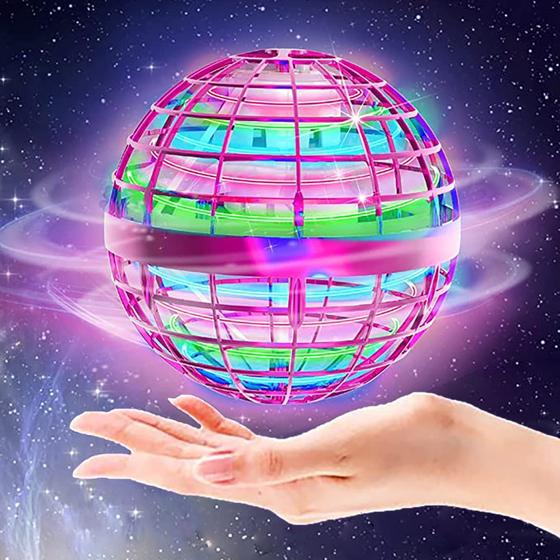 Imagem de Mini Drone Flying Orb Ball RGB - Brinquedo Voador com Luzes