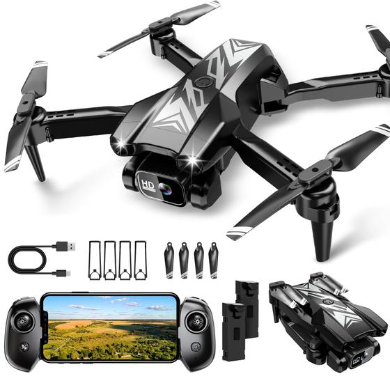 Imagem de Mini Drone REDRIE X29 com Câmera 1080P - 2 Baterias e Altitude Hold