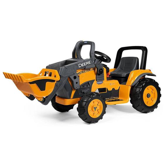 Mini Escavadeira Elétrica John Deere Construction Loader 12v - Peg Perego Menor preço em Mini Escavadeira Elétrica John Deere Construction Loader 12v - Peg Perego