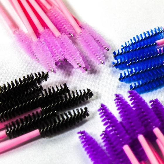 Imagem de Mini escovas / micro aplicador descartável kit com 50 unidad
