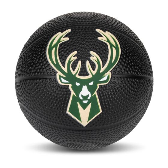 Imagem de Mini espuma de basquete Franklin Sports NBA Milwaukee Bucks