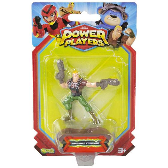 Mini Figura - 5Cm - Power Players - Sarge - Sunny Menor preço em Mini Figura - 5Cm - Power Players - Sarge - Sunny