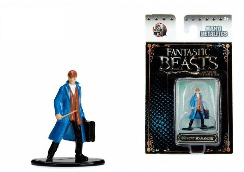 Imagem de Mini Figura de Metal Harry Potter Boneco Newt Scamander Jada