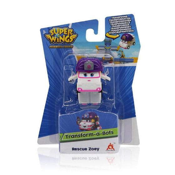 Imagem de Mini Figura Transformável - Super Wings - Rescue Zoey - Fun