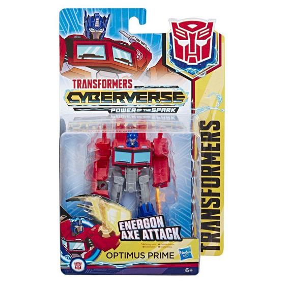 Mini Figura Transformável Transformers Energon Axe Attack Optimus Prime Hasbro Bonecos