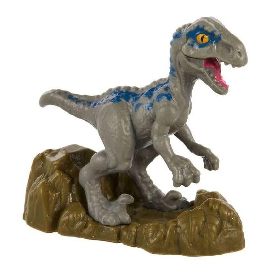 Imagem de Mini Figura Velociraptor Blue Jurassic World Mattel - GXB11