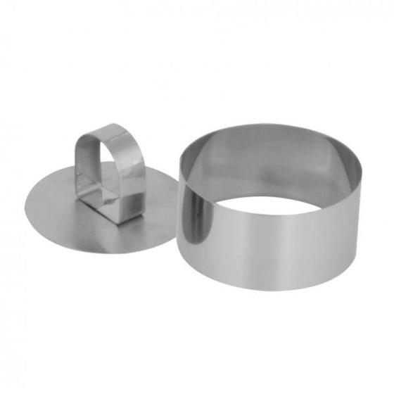 Mini Forma Modeladora para Bolos Aço Inox Prata - UnyHome - Uny Home Menor preço em Mini Forma Modeladora para Bolos Aço Inox Prata - UnyHome - Uny Home