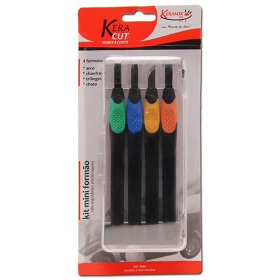 Imagem de Mini Formão Entalhes Kit 4 peças 9860 Keramik
