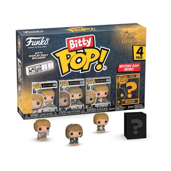 Imagem de Mini Funko Bitty Pop! O Senhor dos Anéis - Pacote com 4 Brinquedos Colecionáveis