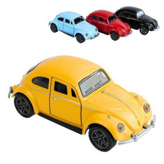 Imagem de Mini Fusca Fuskinha Colecionavel Fricção Brilhante Metal - MAXI BRAS