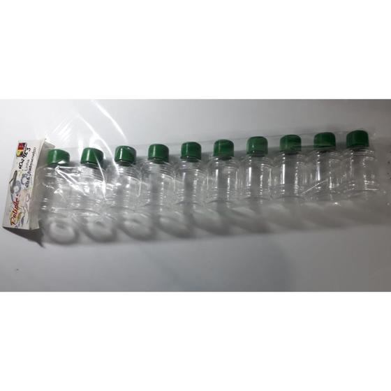 Imagem de Mini Galao 45 Ml Com Tampa Verde Bandeira C 10 Unid