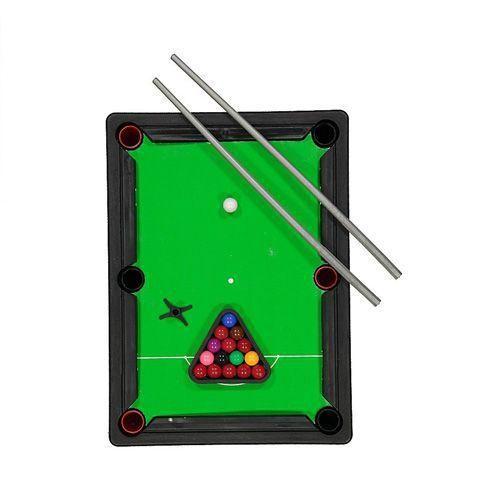 Imagem de Mini game Mesa Sinuca Bilhar Completa Com 2 Tacos Art Brink 3095