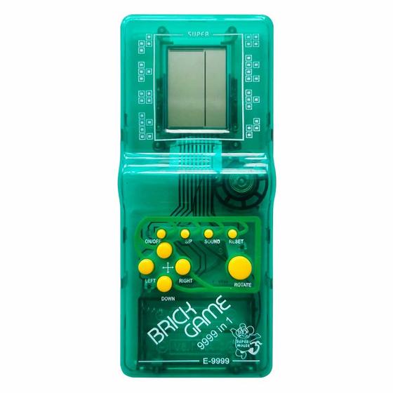 Imagem de Mini Game Portátil - Brick Game 9999 In 1 - Verde - DM Toys