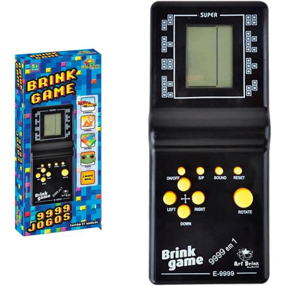 Imagem de Mini Game Portátil Video Game Clássico Brink 9999 Jogos em 1