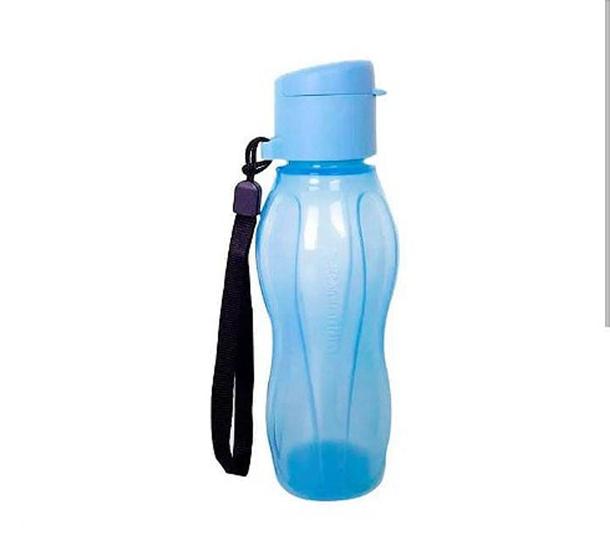 Imagem de Mini Garrafa Azul Tupperware  310ml Plus Azul Céu Squeeze