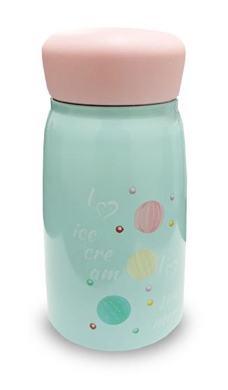 Mini garrafa térmica infantil frutas 380 ml inox criança menina escolar Menor preço em Mini garrafa térmica infantil frutas 380 ml inox criança menina escolar