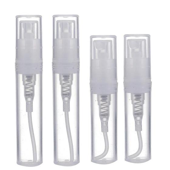 Imagem de Mini Garrafas de Perfume Spray Recarregáveis - Kit com 200 Unidades (2/3/5/8/10ml)