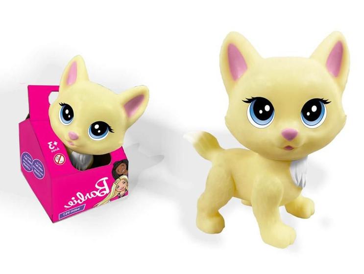 Imagem de Mini Gata Blissa na Casinha - Creme Claro - Pets da Barbie