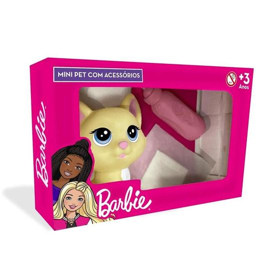 Imagem de Mini Gata Xixi Creme Claro Pet da Barbie 1197 - Pupee