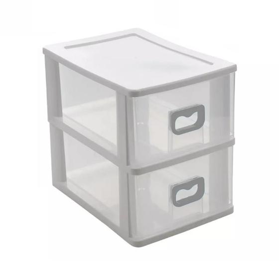 Mini Gaveteiro Organizador Premium Branco Gv53 São Bernardo Menor preço em Mini Gaveteiro Organizador Premium Branco Gv53 São Bernardo