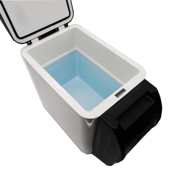Imagem de Mini geladeira 6 litros 12v portatil para carro refrigerador aquecedor