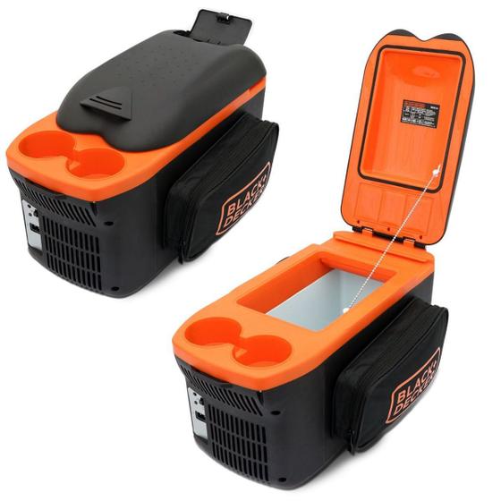 Mini Geladeira Automotiva Black Decker Aquece/resfria 8l Menor preço em Mini Geladeira Automotiva Black Decker Aquece/resfria 8l