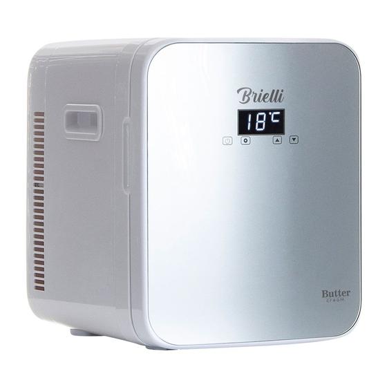 Mini Geladeira Brielli 12L - Porta Prata Menor preço em Mini Geladeira Brielli 12L - Porta Prata